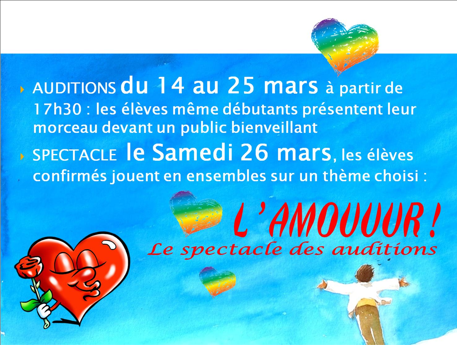 Mars 2022 – les auditions