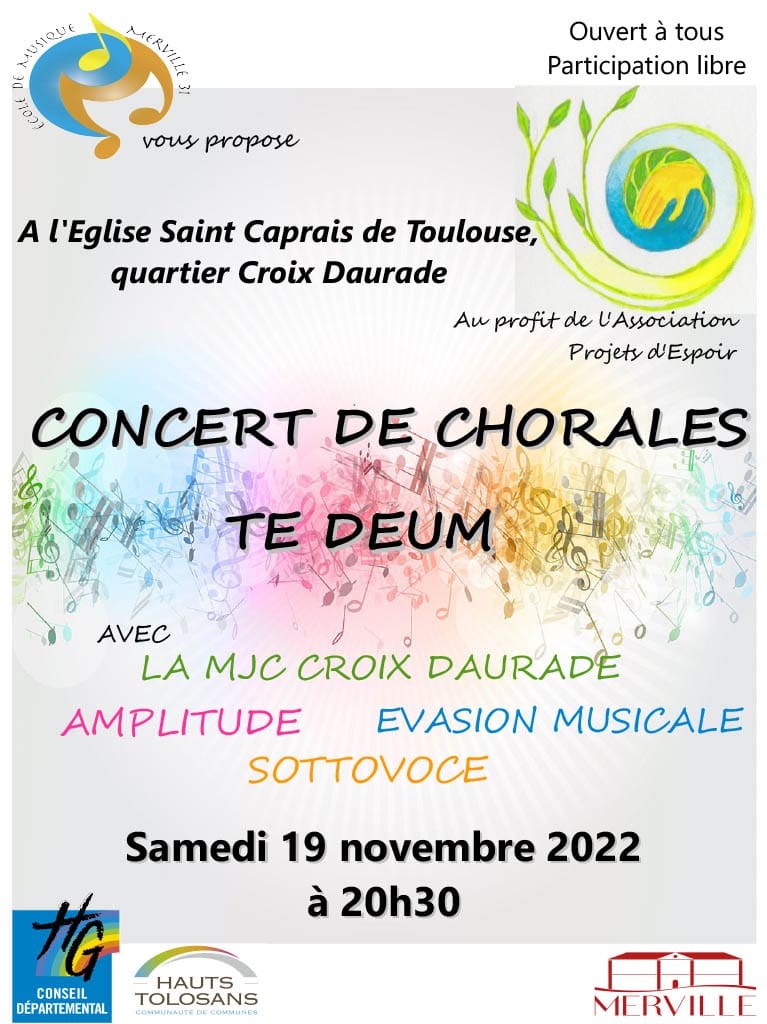 NOV-22: CONCERT DE CHORALES « TE DEUM »